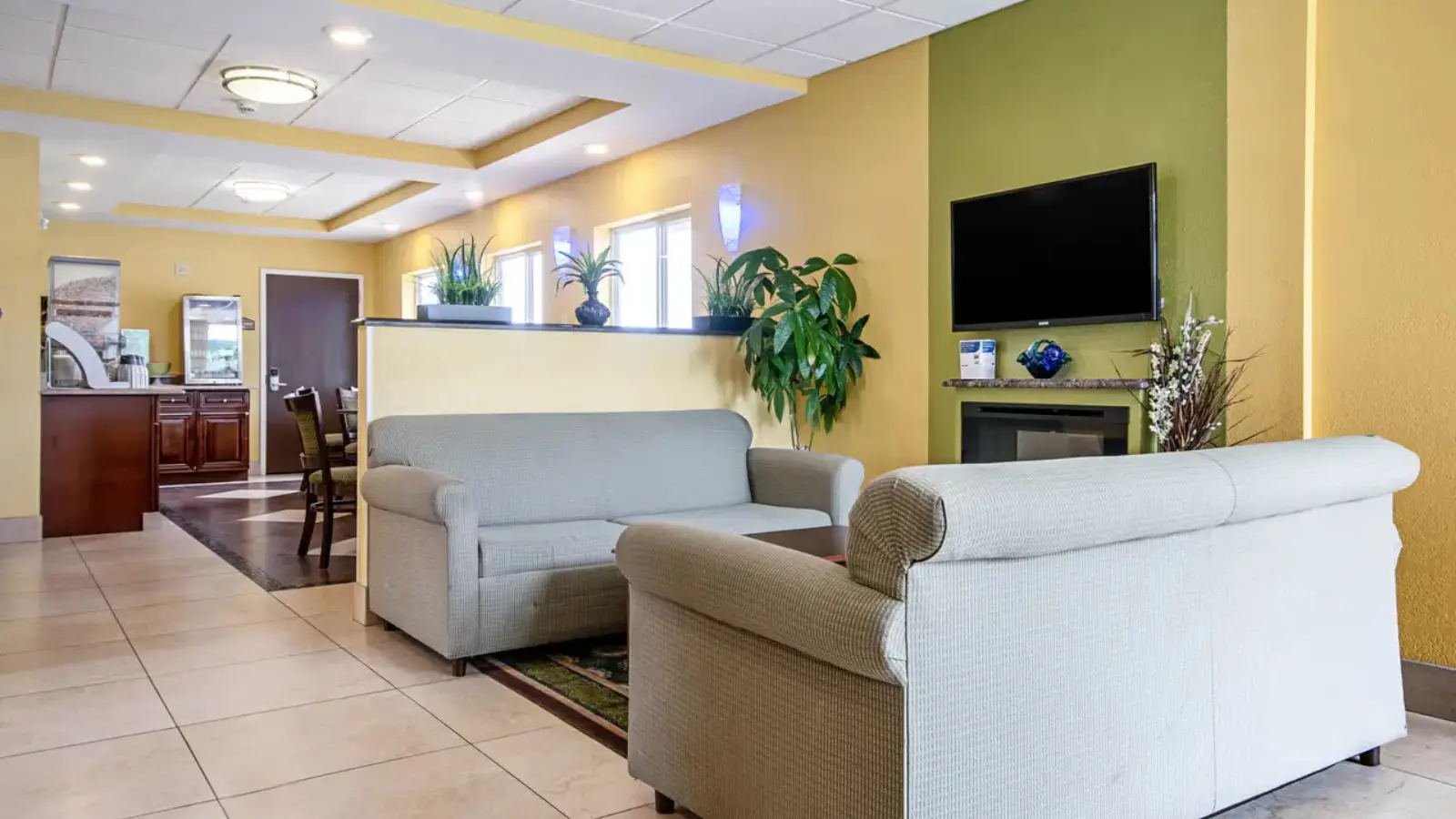 Welcoming Hotel Lobby